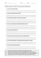 Vorschau - Arbeitsblätter - AB mit Fragen zum Thema "Dalton-Brüder" + Lösungsblatt - Deckblatt