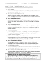 Vorschau - Arbeitsblätter - AB mit Fragen zum Thema "Damaskus" + Lösungsblatt + Infografiken - Seite 2