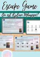 Vorschau - Stundenentwürfe - Escape game/ Breakout: Où est Kylian Mbappé? - Deckblatt