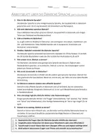 Vorschau - Arbeitsblätter - AB mit Fragen zum Thema "Dänische Sprache" + Lösungsblatt + Infografik - Seite 2