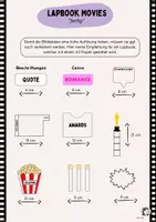Vorschau - selbst erstellte Cliparts/Grafiken - Create a lapbook about your favourite movie - Seite 1