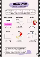 Vorschau - selbst erstellte Cliparts/Grafiken - Create a lapbook about your favourite movie (selber zusammenstellen) - Seite 1