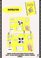 Vorschau - selbst erstellte Cliparts/Grafiken - Create a lapbook about your favourite movie (selber zusammenstellen) - Seite 2