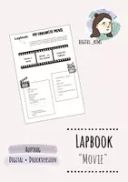Vorschau - Arbeitsblätter - Create a lapbook about your favourite movie (Aufgabenblatt) - Deckblatt