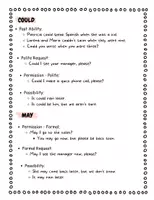 Vista previa - Hojas de trabajo - Modal Verbs - Teoría, Práctica + Speaking - página 3