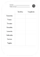 Vista previa - Manualidades / Dibujos para colorear - Diario de nuestro huerto escolar - página 1