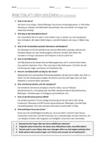 Vorschau - Arbeitsblätter - AB mit Fragen zum Thema "Darm" + Lösungsblatt + Infografiken - Seite 2
