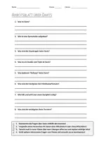 Vorschau - Arbeitsblätter - AB mit Fragen zum Thema "Darts" + Lösungsblatt - Deckblatt