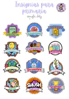 Vista previa - Juegos / Gamificación - INSIGNIAS PRIMARIA PARA DESCARGAR - Portada