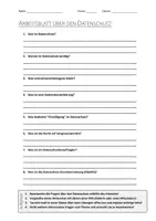Vorschau - Arbeitsblätter - Lernposter + AB mit Fragen zum Thema "Datenschutz" + Lösungsblatt + Mindmap + Infografik - Seite 1