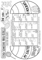 Vorschau - Arbeitsblätter - Find someone who... / Bingo - Easter Holidays (Englischunterricht) - Seite 1