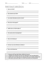 Vorschau - Arbeitsblätter - AB mit Fragen zum Thema "Deich" + Lösungsblatt + Mindmap + Infografik - Deckblatt