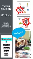 Vorschau - Stationenlernen - Twin finden- Spiel für den Englischunterricht (sunshine 3) - Deckblatt