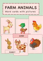 Vorschau - Bildkarten - Farm Animals – English Vocabulary Flashcards & Word Cards - Deckblatt