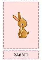 Vorschau - Bildkarten - Farm Animals – English Vocabulary Flashcards & Word Cards - Seite 3