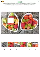 Aperçu - Apprentissages en autonomie - Kit Livrets d'enquête Fruits et Légumes - Niveaux 1 et 2 - Page 3