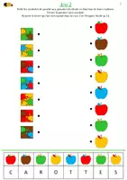 Aperçu - Apprentissages en autonomie - Livret d'enquête - Fruits et Légumes - Niveau 1 - Page 3