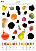 Aperçu - Apprentissages en autonomie - Livret d'enquête - Fruits et Légumes - Niveau 2 - Page 2