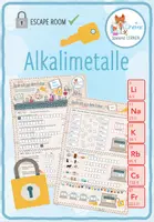 Vorschau - Arbeitsblätter - Alkalimetalle – Escape Room - Deckblatt