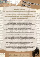 Vorschau - Stundenentwürfe - Shakespeare Debate: Studying Shakespeare - What's in it for Me? (Sek II) - Seite 1