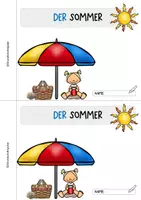 Vorschau - Arbeitsblätter - Der Sommer - Miniheft (DaZ/DaF) - Seite 2