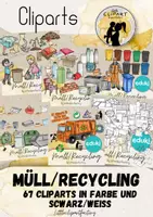 Vorschau - selbst erstellte Cliparts/Grafiken - XXL-Cliparts Müll, Recycling & Umweltschutz - Deckblatt