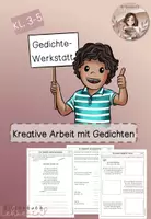Vorschau - Unterrichtsreihen - 3 Kreative Arbeit mit Gedichten- Gedichte-Werkstatt - Deckblatt