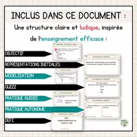 Aperçu - Préparation de séquence / Séquence complète - La soustraction en colonnes - Séquence clé en main - Page 1