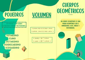 Vista previa - Hojas de trabajo - CUERPOS GEOMETRICOS-TRIPTICO - Portada