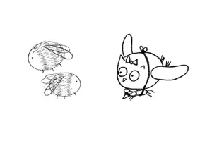 Vorschau - Mal- und Bastelvorlagen - Brown Owl and the Bee Hive - Story Sticks - Seite 3