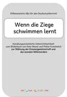 Vorschau - Unterrichtsreihen - Wenn die Ziege schwimmen lernt - Deckblatt