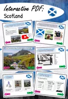 Vorschau - Arbeitsblätter - Interactive PDF - Scotland - Deckblatt