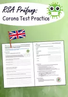 Vorschau - Arbeitsblätter - Corona Test Practice Realschulabschluss 2020 BW - Deckblatt