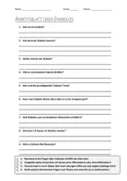 Vorschau - Arbeitsblätter - AB mit Fragen zum Thema "Diabolo" + Lösungsblatt - Deckblatt