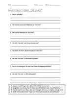 Vorschau - Arbeitsblätter - AB mit Fragen zum Thema "Die Linke" + Lösungsblatt - Deckblatt