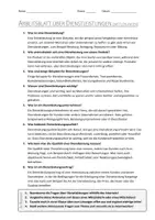 Vorschau - Arbeitsblätter - AB mit Fragen zum Thema "Dienstleistung" + Lösungsblatt + Mindmap + Infografik - Seite 2