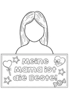 Vorschau - Arbeitsblätter - Muttertag Flipbook - Basteln und Schreiben - mit Oma - Version - Seite 3