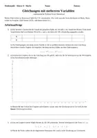 Vorschau - Arbeitsblätter - Lineare Gleichungen und Gleichungssysteme (+Geogebra, +Lösungen) - Seite 2