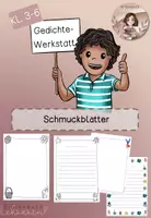 Vorschau - Arbeitsblätter - Schmuckblätter zum kreativen Schreiben - Deckblatt