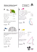 Vorschau - Arbeitsblätter - Welcher Schlüssel passt? Pythagoras, Katheten- und Höhensatz N2 - Seite 2