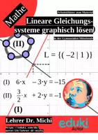 Vorschau - Arbeitsblätter - Lineare Gleichungssysteme graphisch lösen (+Geogebra, +Lösung) - Deckblatt