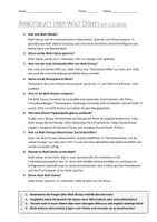 Vorschau - Arbeitsblätter - AB mit Fragen zum Thema "Walt Disney" + Lösungsblatt + Mindmap + Infografik - Seite 3