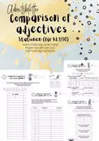 Vorschau - Arbeitsblätter - Comparison of adjectives - Kl. 9/10 - Stationen mit Lösungen - Deckblatt