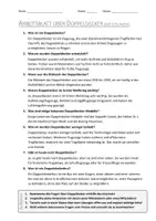 Vorschau - Arbeitsblätter - AB mit Fragen zum Thema "Doppeldecker" + Lösungsblatt - Seite 1