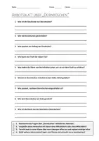 Vorschau - Arbeitsblätter - Lernposter + AB mit Fragen zum Thema "Dornröschen" + Lösungsblatt + Mindmap + Infografik - Seite 1