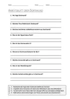 Vorschau - Arbeitsblätter - Lernposter + AB mit Fragen zum Thema "Dortmund" + Lösungsblatt + Infografik - Seite 1