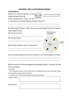 Vorschau - Arbeitsblätter - Arbeitsblatt - Bahn- und Winkelgeschwindigkeit - Deckblatt