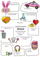 Vorschau - Arbeitsblätter - Osterferien Bingo Englisch - Easter holidays - Exchange after the Holidays 🐇🐥 - Seite 2