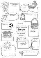 Vorschau - Arbeitsblätter - Osterferien Bingo Englisch - Easter holidays - Exchange after the Holidays 🐇🐥 - Seite 3