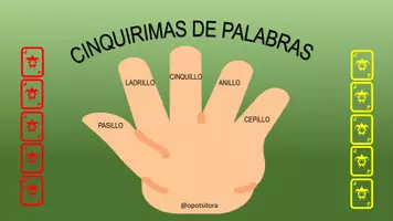 Vista previa - Tarjetas / Manipulativos - CINQUIRIMAS DE PALABRAS - Portada